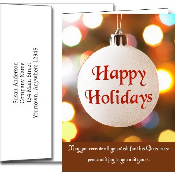 Holiday Greeting Cards W/Imprinted Envelopes... from ASI 46719 Corner Lot Marketing Inc / CLMPromotions
