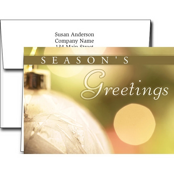 Holiday Greeting Cards W/Imprinted Envelopes... from ASI 46719 Corner Lot Marketing Inc / CLMPromotions