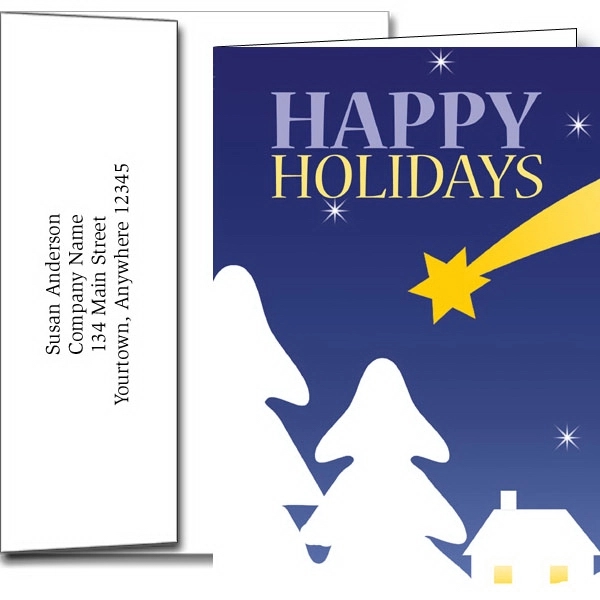 Holiday Greeting Cards W/Imprinted Envelopes... from ASI 46719 Corner Lot Marketing Inc / CLMPromotions