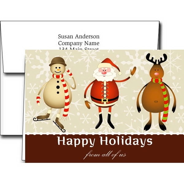 Holiday Greeting Cards W/Imprinted Envelopes... from ASI 46719 Corner Lot Marketing Inc / CLMPromotions