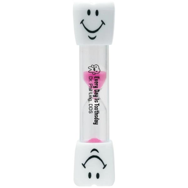 Tooth-shaped toothbrush timer that's filled with sand and lasts for three... from ASI 62190 Illini