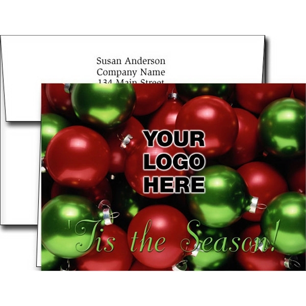 Logo / Personalized Holiday Greeting Cards W/Imprinted Envelopes... from ASI 46719 Corner Lot Marketing Inc / CLMPromotions