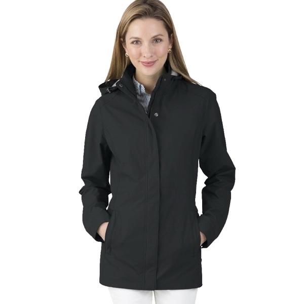 Women's all-weather jacket with durable, water-resistant shell; made from 100% nylon.... from ASI 44620 Charles River Apparel