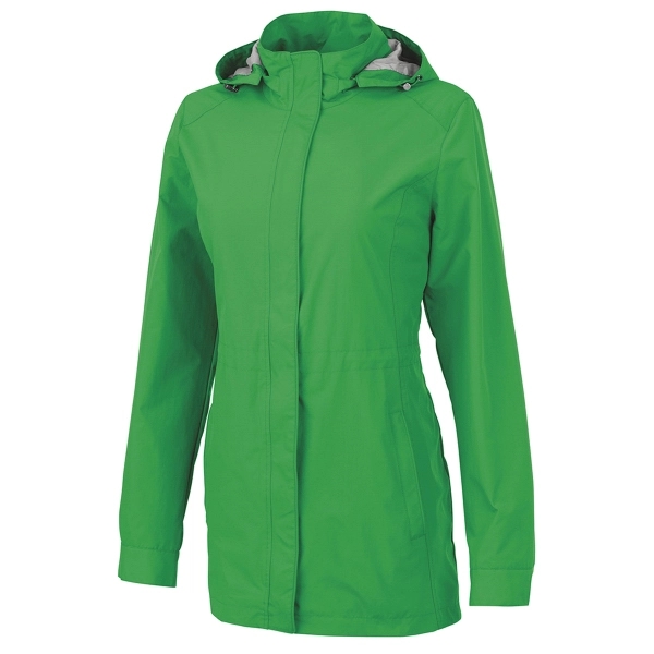 Women's all-weather jacket with durable, water-resistant shell; made from 100% nylon.... from ASI 44620 Charles River Apparel