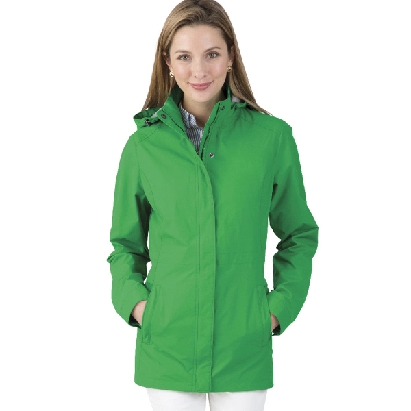 Women's all-weather jacket with durable, water-resistant shell; made from 100% nylon.... from ASI 44620 Charles River Apparel