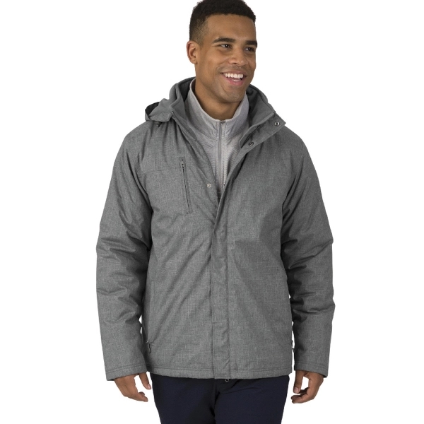 Men's parka with two-way zipper for ease of mobility, featuring 100%... from ASI 44620 Charles River Apparel