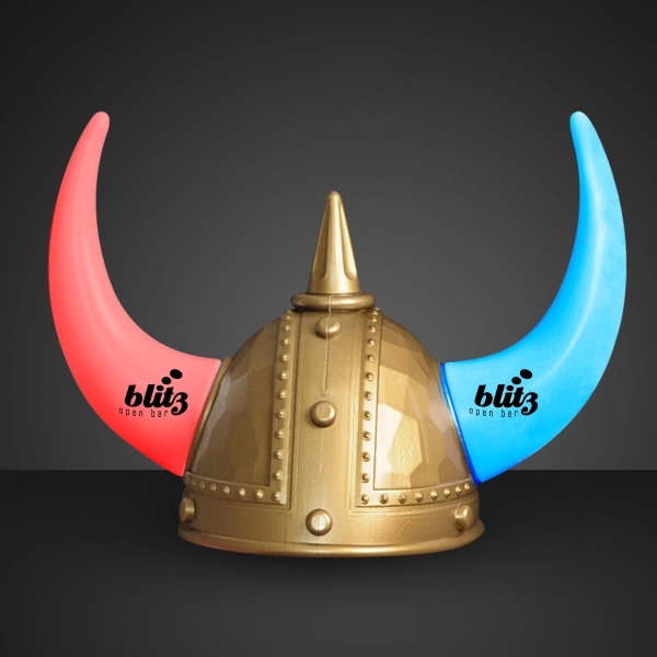 Blank or imprinted. Viking helmet with light-up horns.... from ASI 34194 ALightPromos / Alight Promotional Products