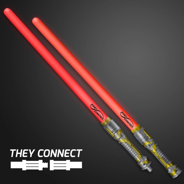 Blank or imprinted. Double Sided Swords Sabers with Red LEDs and... from ASI 34194 ALightPromos / Alight Promotional Products