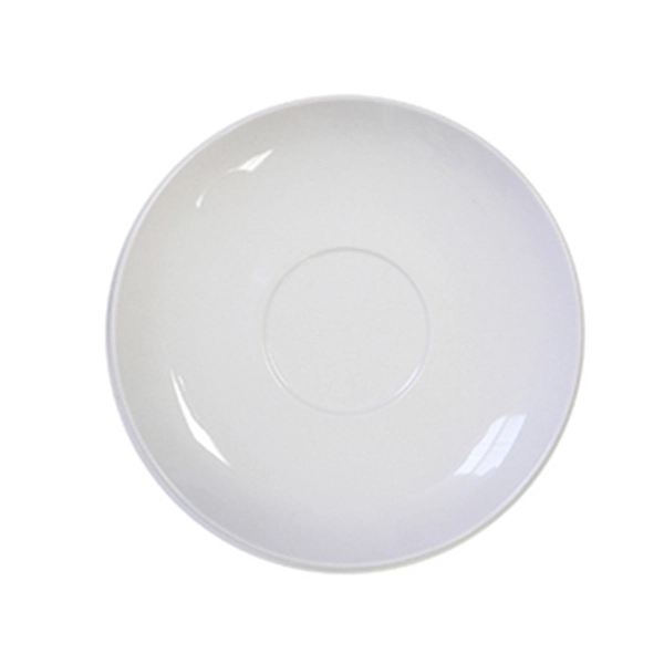 White porcelain saucer to fit 9oz Vitrified Bistro Cappuccino Mug.... from ASI 80093 Pyrographics / Pyrographics Line