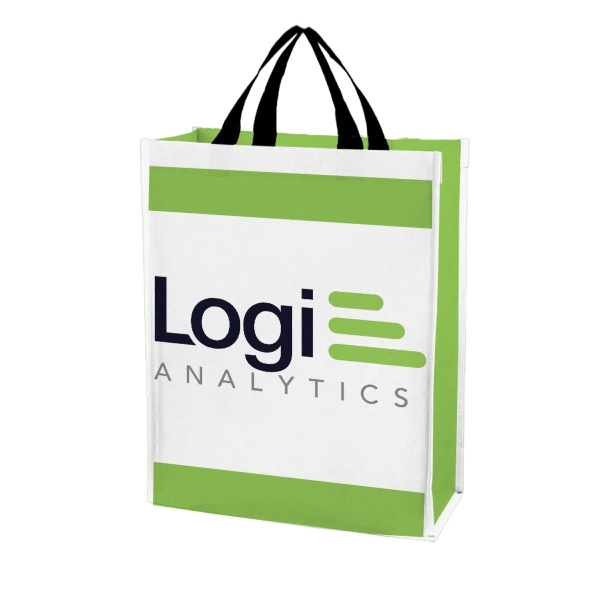100 GSM polypropylene laminated lunch tote measuring 9" x 12" x... from ASI 45657 Pop! Promos