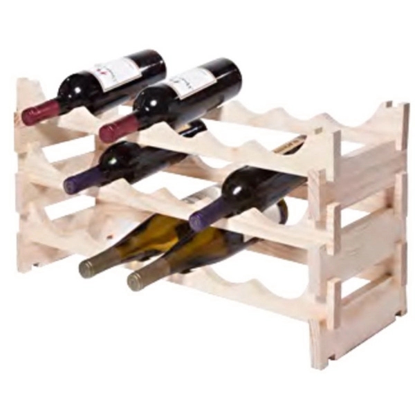 VinRack™18 Bottle Wine Rack (3 layers of 6 bottles)- Natural.... from ASI 55450 Franmara Inc
