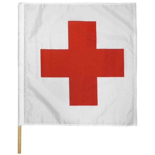 Ambulance on Track polyester motorcycle racing flag mounted on 3/4" x... from ASI 80228 Quinn