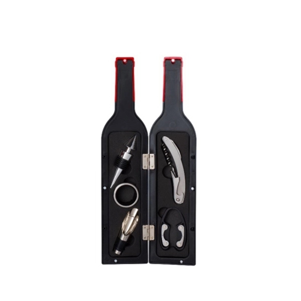 Chateau Swingout bottle gift set that features six pieces and a... from ASI 55450 Franmara Inc