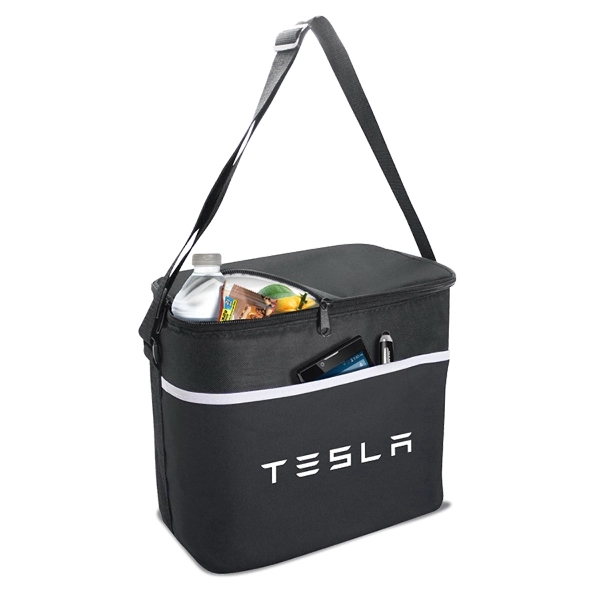 Cooler Bag 12-can with straps and side pocket.... from ASI 30112 ACE Products / Ace Line