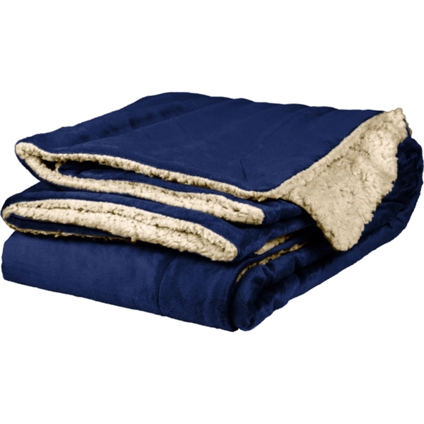 50" x 60" embroidered micro mink sherpa throw.... from ASI 90913 Terry Town