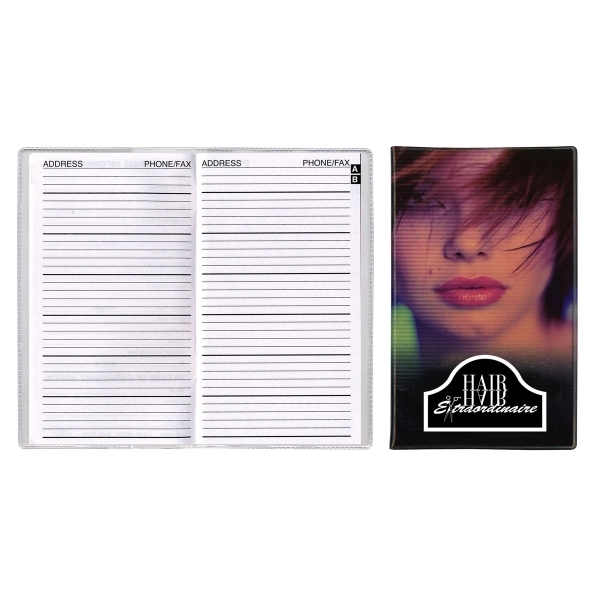 Full color themed vinyl pocket planner with telephone book insert has... from ASI 83770 Royal Industries / Waldor