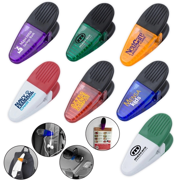 Magnetic clip with large rubber handle and large customization area.... from ASI 62660 Innovation Line