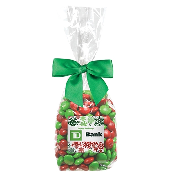 2.25" x 1.875" x 9.5" mug stuffer bag tied with a... from ASI 71685 Midnite Snax®