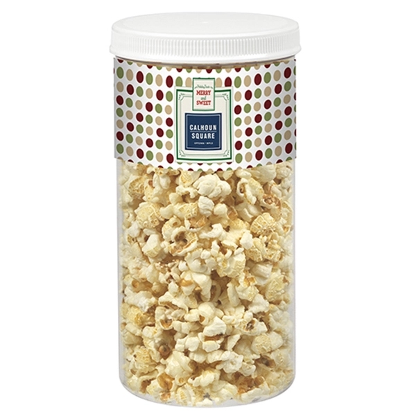 Popcorn tub filled with 4.5 oz. of kettle popcorn; tub includes... from ASI 71685 Midnite Snax®