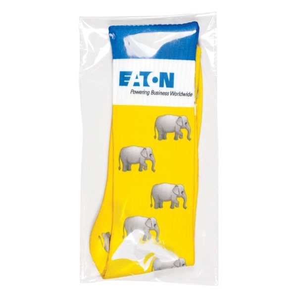 Adult Athletic Crew Socks - Show Off Your Brand/Logo in Full... from ASI 67557 LimeLight Ent / Limelight USA