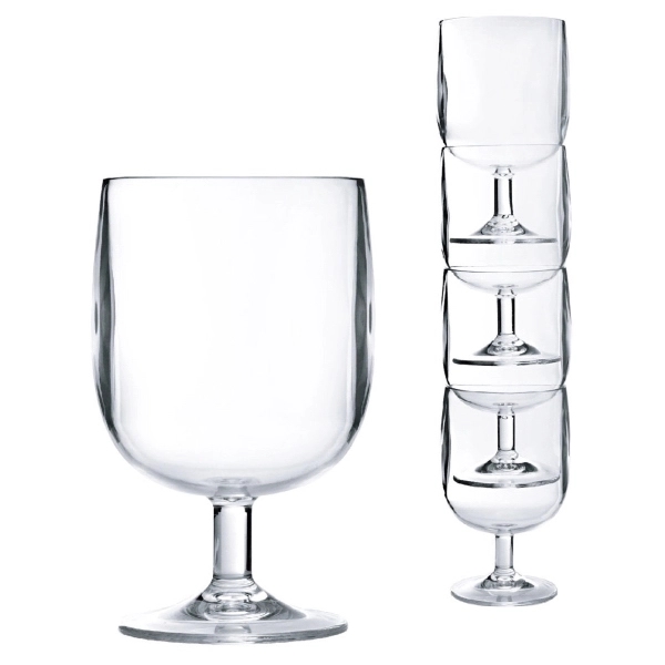 Plastic Stackable Wine Glass, 12 oz.... from ASI 55450 Franmara Inc