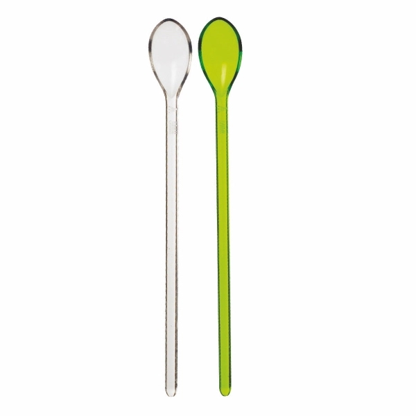 Set of two 8 7/8" x .30" acrylic bar spoons/stirrers/cocktail mixers... from ASI 55450 Franmara Inc
