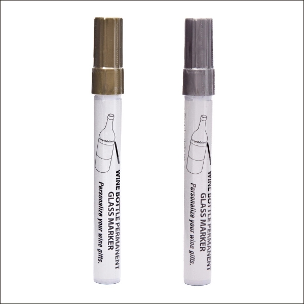 Wine Bottle Permanent Glass Marker. Blank.... from ASI 55450 Franmara Inc