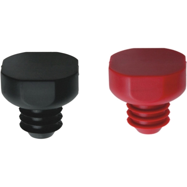 Bolt-shaped 1 1/2" x 1 1/2" 100% silicone rubber bottle stopper.... from ASI 55450 Franmara Inc