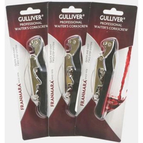 Double-step waiter's corkscrew with a unique 1 1/8" extender arm attached... from ASI 55450 Franmara Inc