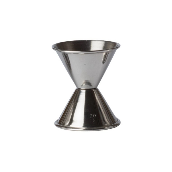 Stainless steel double jigger 1 ounce and 1 1/4 ounce graduated... from ASI 55450 Franmara Inc