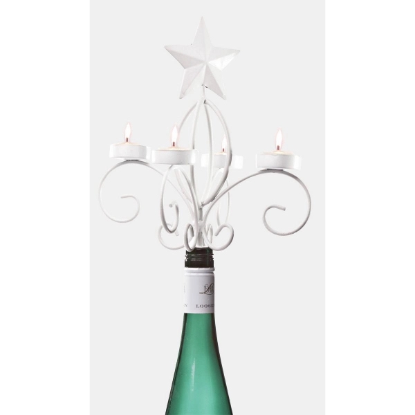 White Star Wine Bottle Candelabra... from ASI 55450 Franmara Inc
