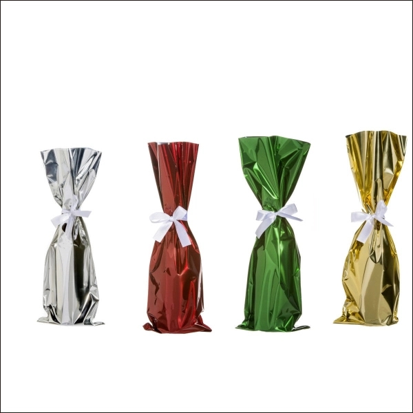 Two 6.5" x 18" blank gift bags made of mylar material... from ASI 55450 Franmara Inc