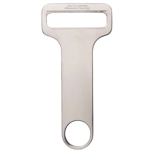 7 1/4" x 3 1/2" stainless steel bottle cap lifter opens... from ASI 55450 Franmara Inc