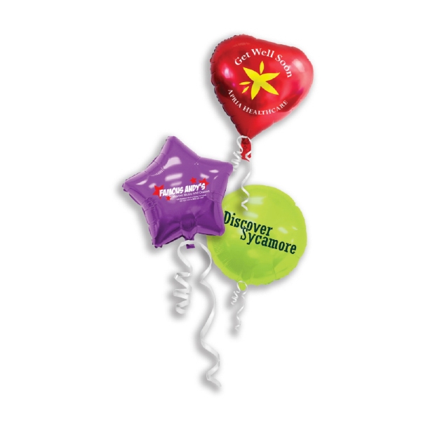 18" mylar balloon.... from ASI 52493 Ennis Inc / Ad Concepts