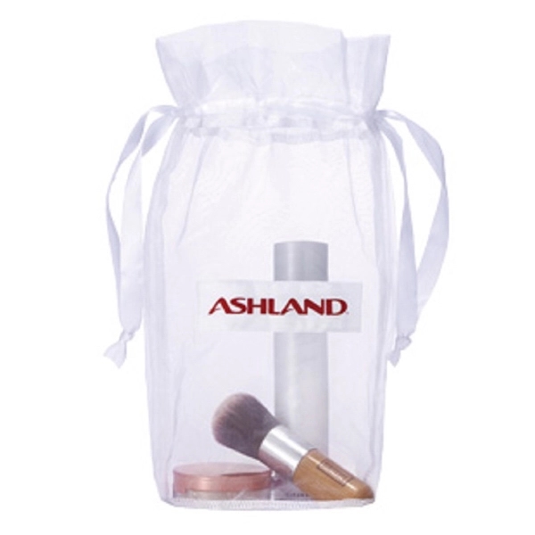 Organza drawstring bag with vinyl bottom.... from ASI 31977 Adline Industries Inc