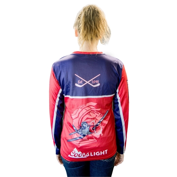 Long sleeved crew neck shirt with full color sublimation made of... from ASI 72657 Active Life Promo / Active Life Promo