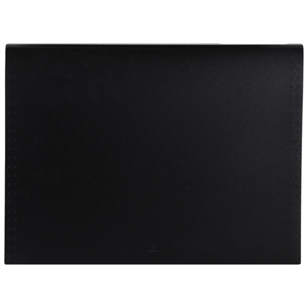 Accordion file folder, 6 section, Opaque black, snap close buttons, 13"... from ASI 40515 BILD Enterprises LLC / Ben-Line