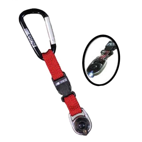 Keybiner II with LED Light. 80mm carabiner.... from ASI 51201 EK Ekcessories / EK USA