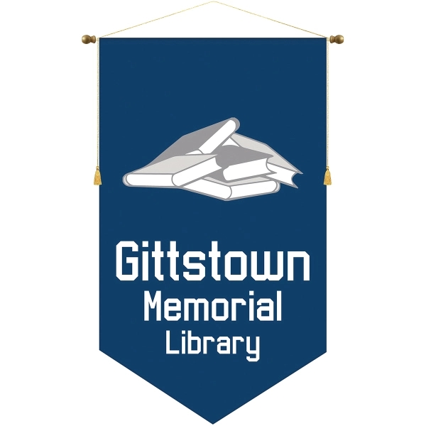 36" x 60" Custom Digitally Printed Podium Banner V Bottom without... from ASI 80228 Quinn