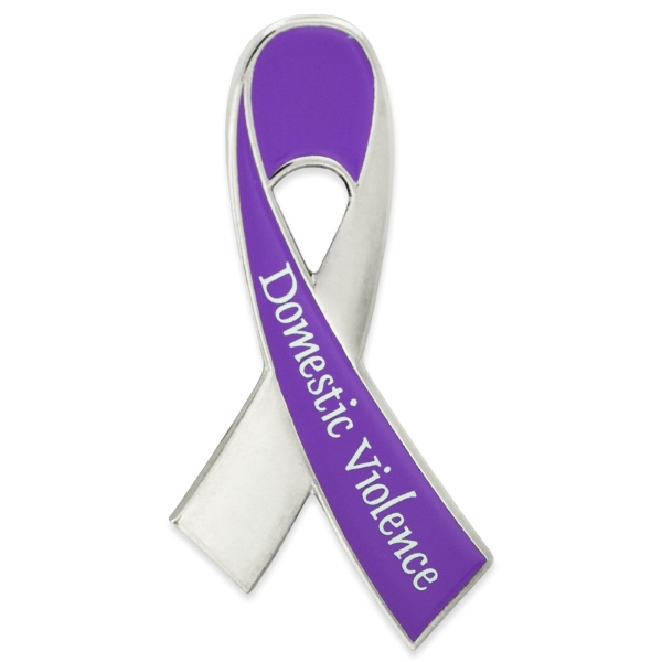 Awareness - Domestic Violence Awareness Ribbon Pin - Item ...
