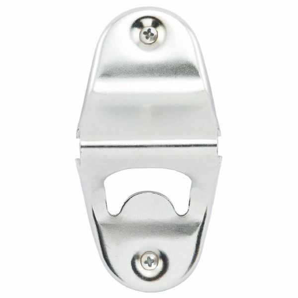 Deluxe stainless steel 3 3/4" x 2" wall-mountable bottle opener with... from ASI 55450 Franmara Inc