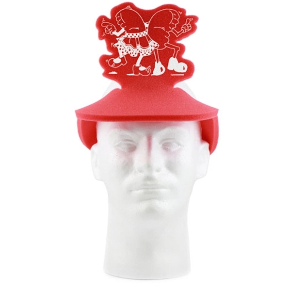 Foam pop-up visor. One size fits most.... from ASI 54886 Foamworx / FoamWorx