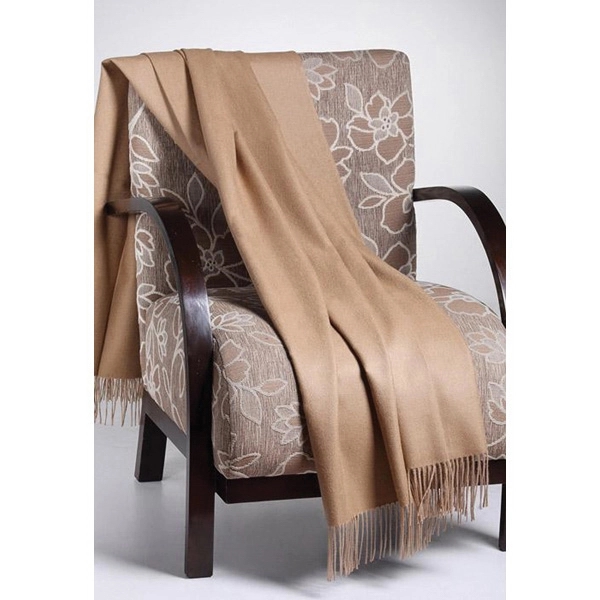 100% camel tan Alpaca blanket is very soft & light weight.... from ASI 98085 Wolfmark