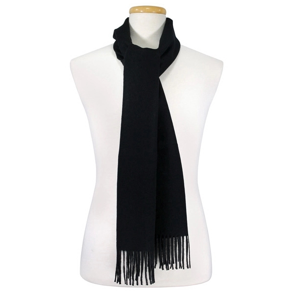 100% Alpaca soft winter scarf made in Peru.  Add embroidery,... from ASI 98085 Wolfmark