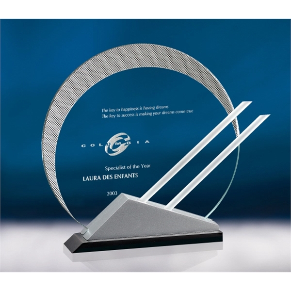 Eclipse award made of jade crystal with lacquered wood, gift boxed,... from ASI 62985 J. Charles