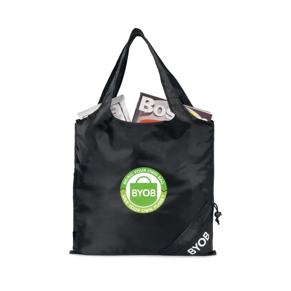 Foldaway shopper bag with 18" shoulder straps.... from ASI 56070 Gemline / Gemline®