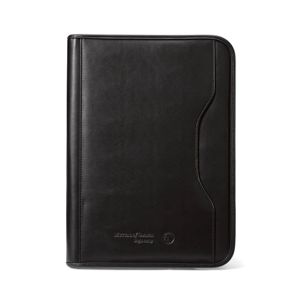 Padfolio with large gusseted pocket and zippered closure.... from ASI 56070 Gemline / Gemline®