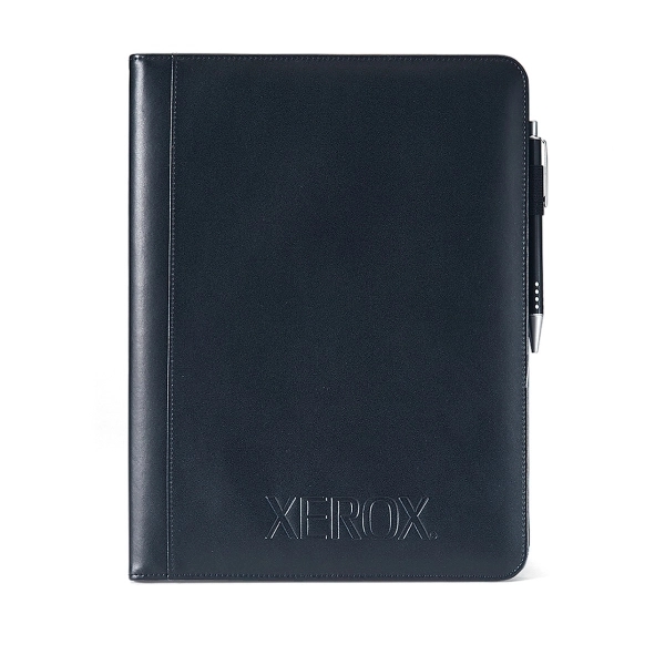 Vegan leather writing pad with clear ID pocket.... from ASI 56070 Gemline / Gemline®