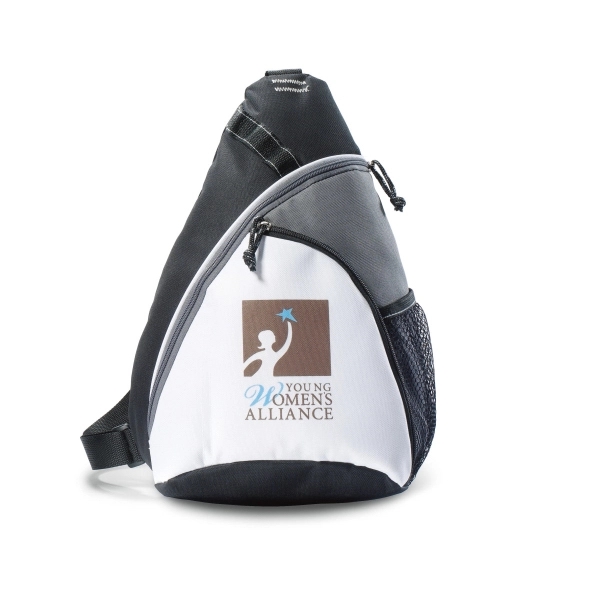 Sling bag made of 600 denier polyester with two zippered compartments,... from ASI 56070 Gemline / Gemline®