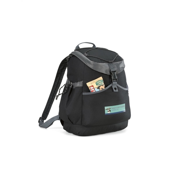 24-can black polyester backpack cooler.... from ASI 56070 Gemline / Gemline®